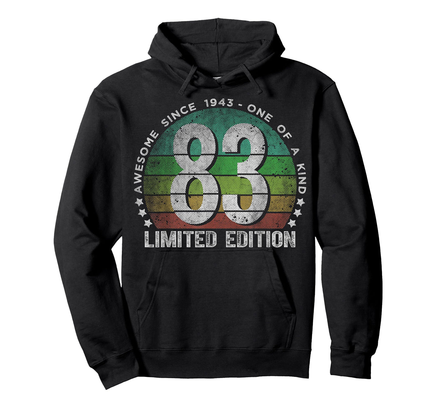 83 Year Old Gifts Vintage 1943 Limited Edition 83rd Birthday T-Shirt