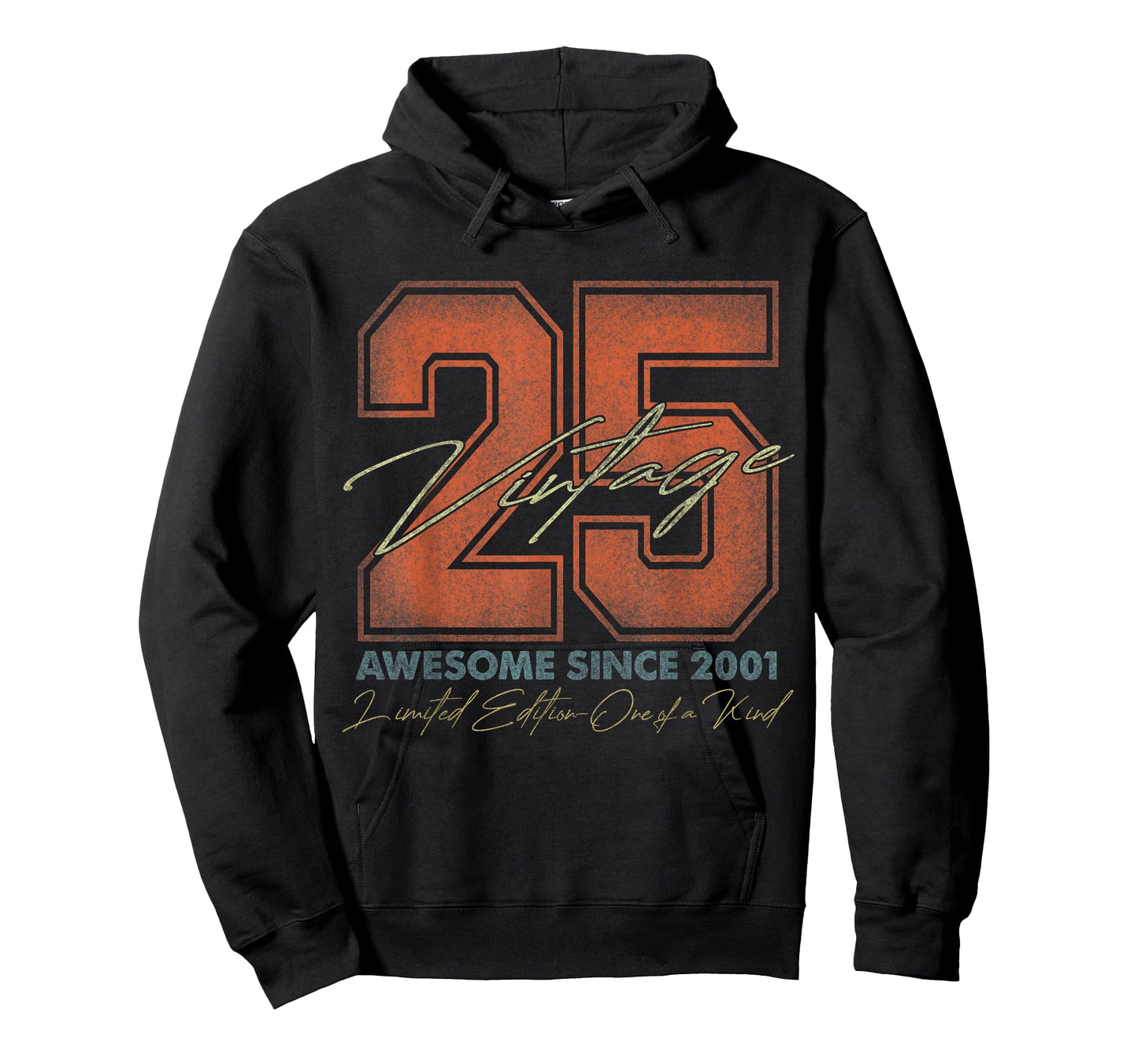 25 Year Old Gifts Vintage 2001 Limited Edition 25th Birthday T-Shirt