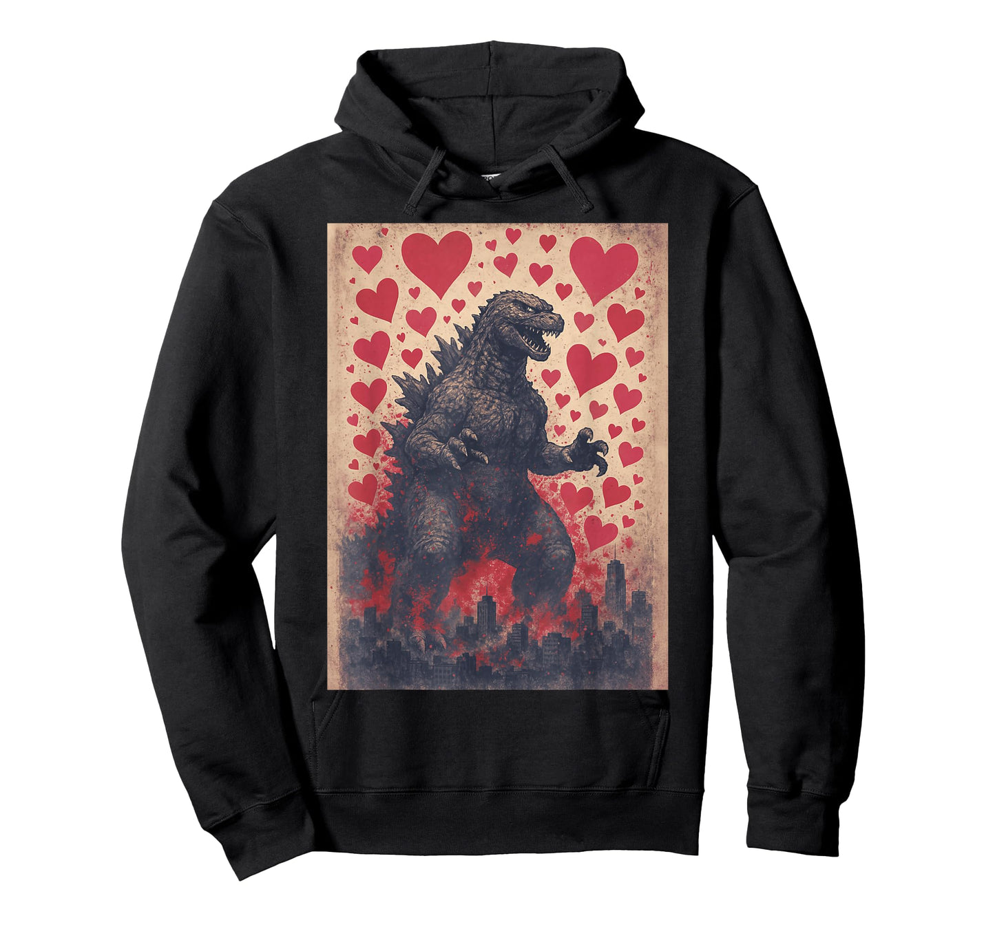 Vintage Kaiju Valentine Japanese Monster T-Shirt