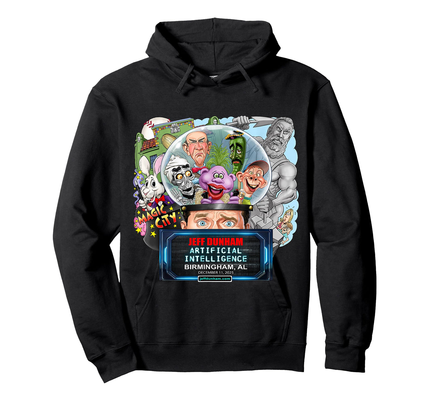 Jeff Dunham Birmingham, AL (2025) T-Shirt