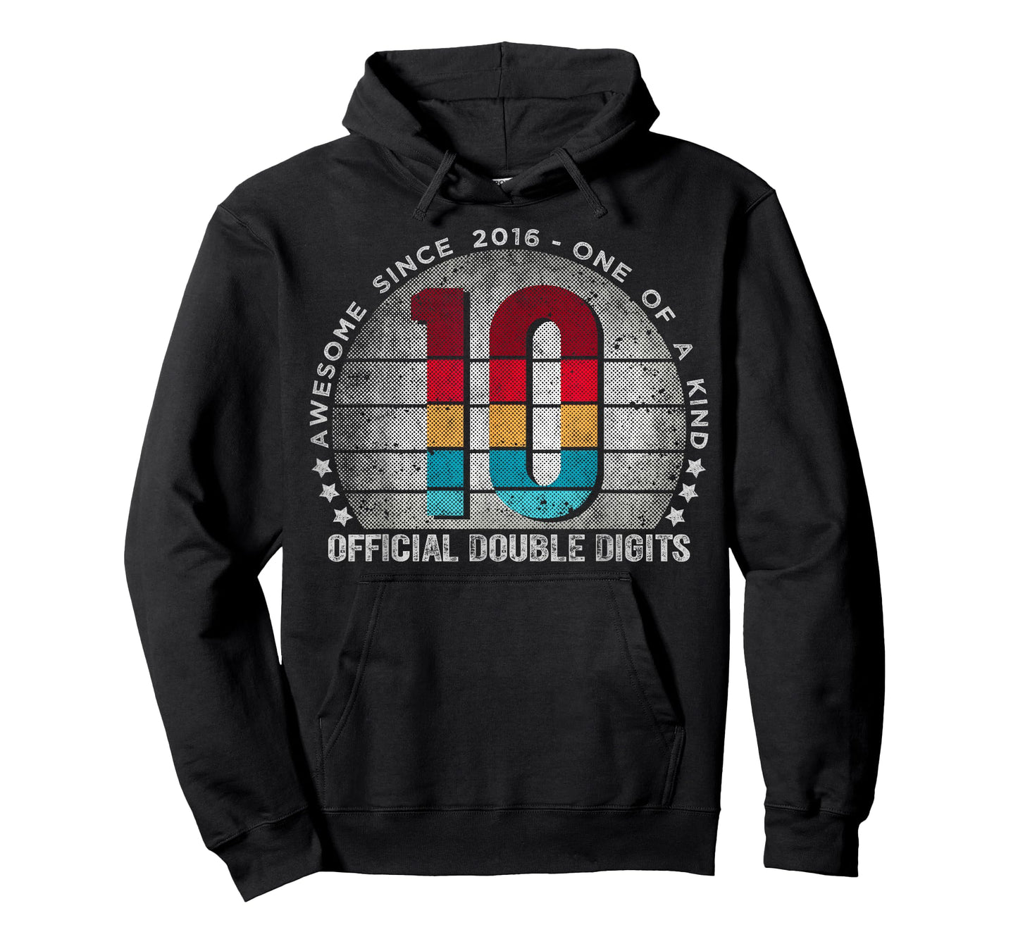 Official Double Digits 10 Year Old Gifts Vintage 2016 Boys T-Shirt