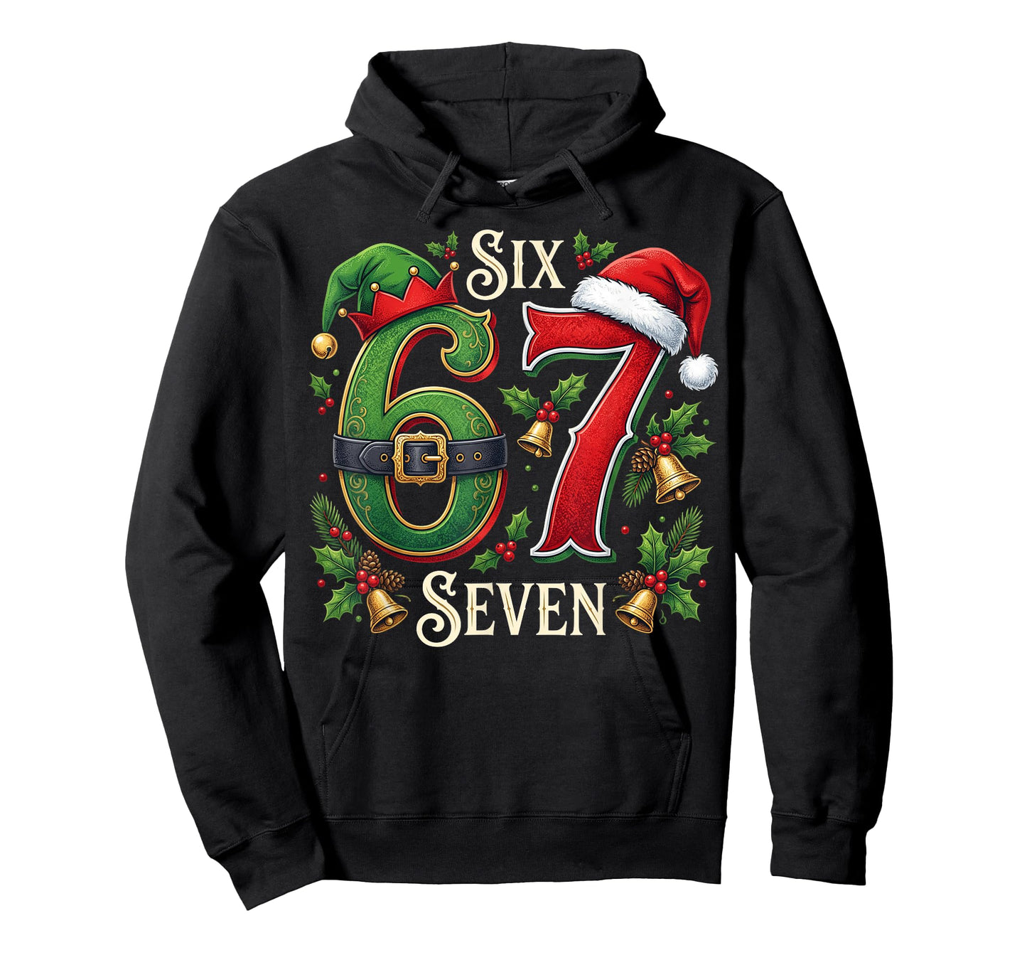 67 Christmas Funny 6 7 Meme Six Seven Xmas Boys Kids Youth T-Shirt