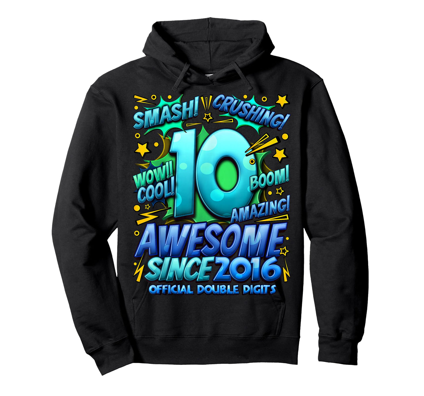 Official Double Digits 10 Year Old Boys 10th Birthday Boy T-Shirt