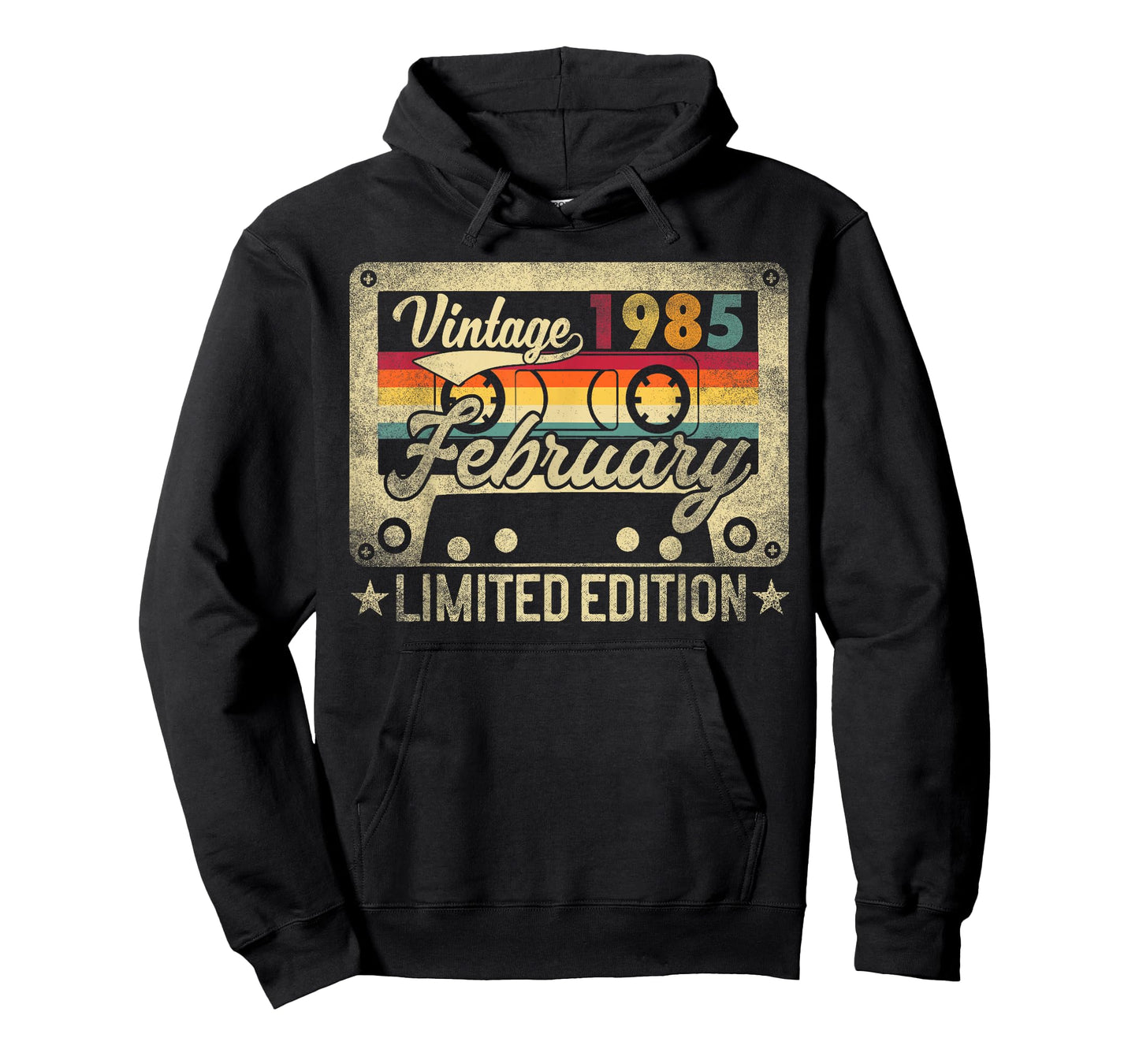 Vintage 1985 February 41 Years Old 41st Birthday Men Women T-Shirt