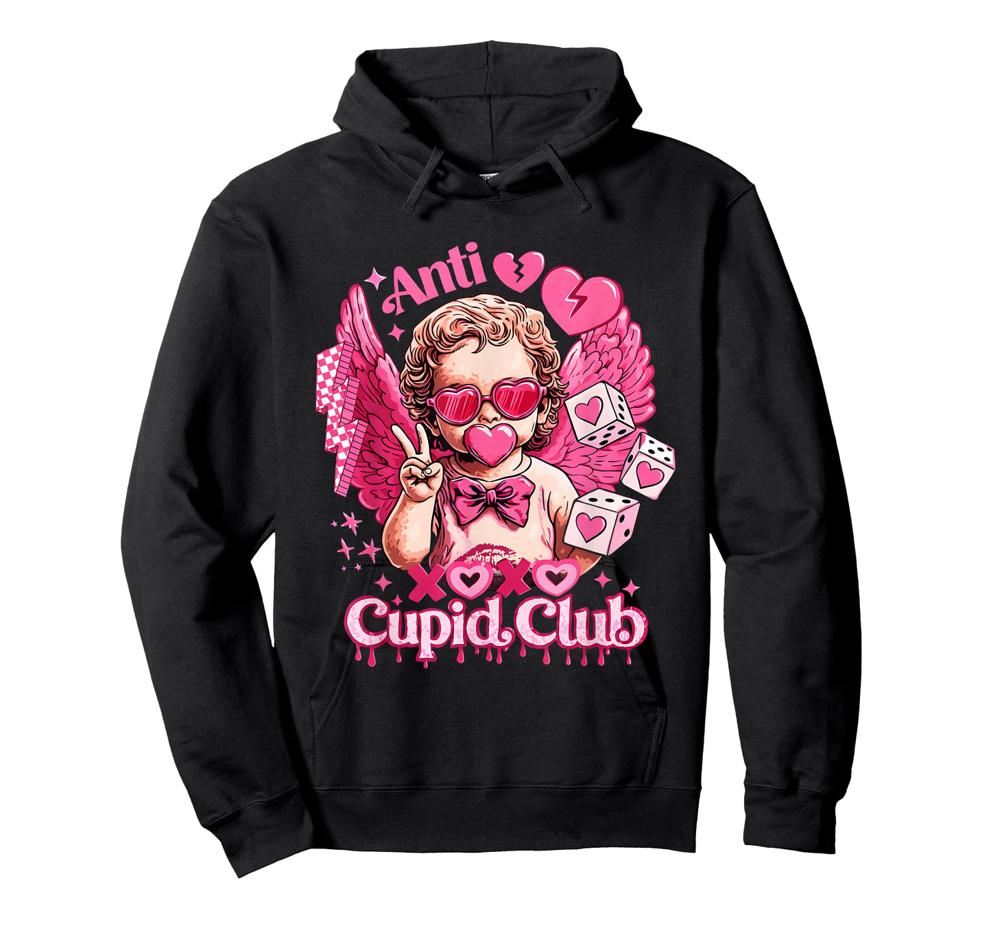 Anti Valentine Club Funny Valentine's Day Friends T-Shirt