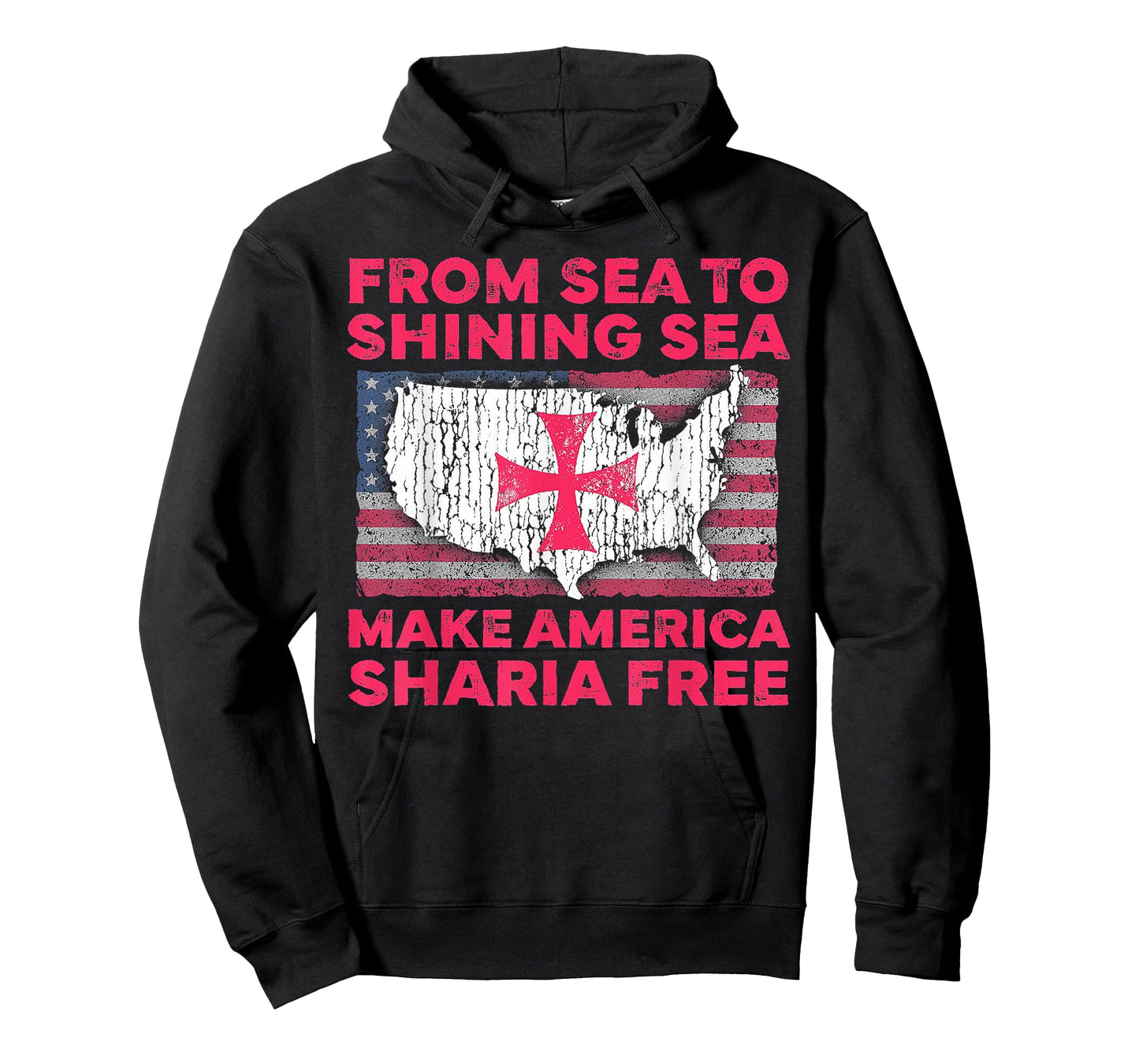 from Sea to Shining Sea Make America Sharia Free T-Shirt