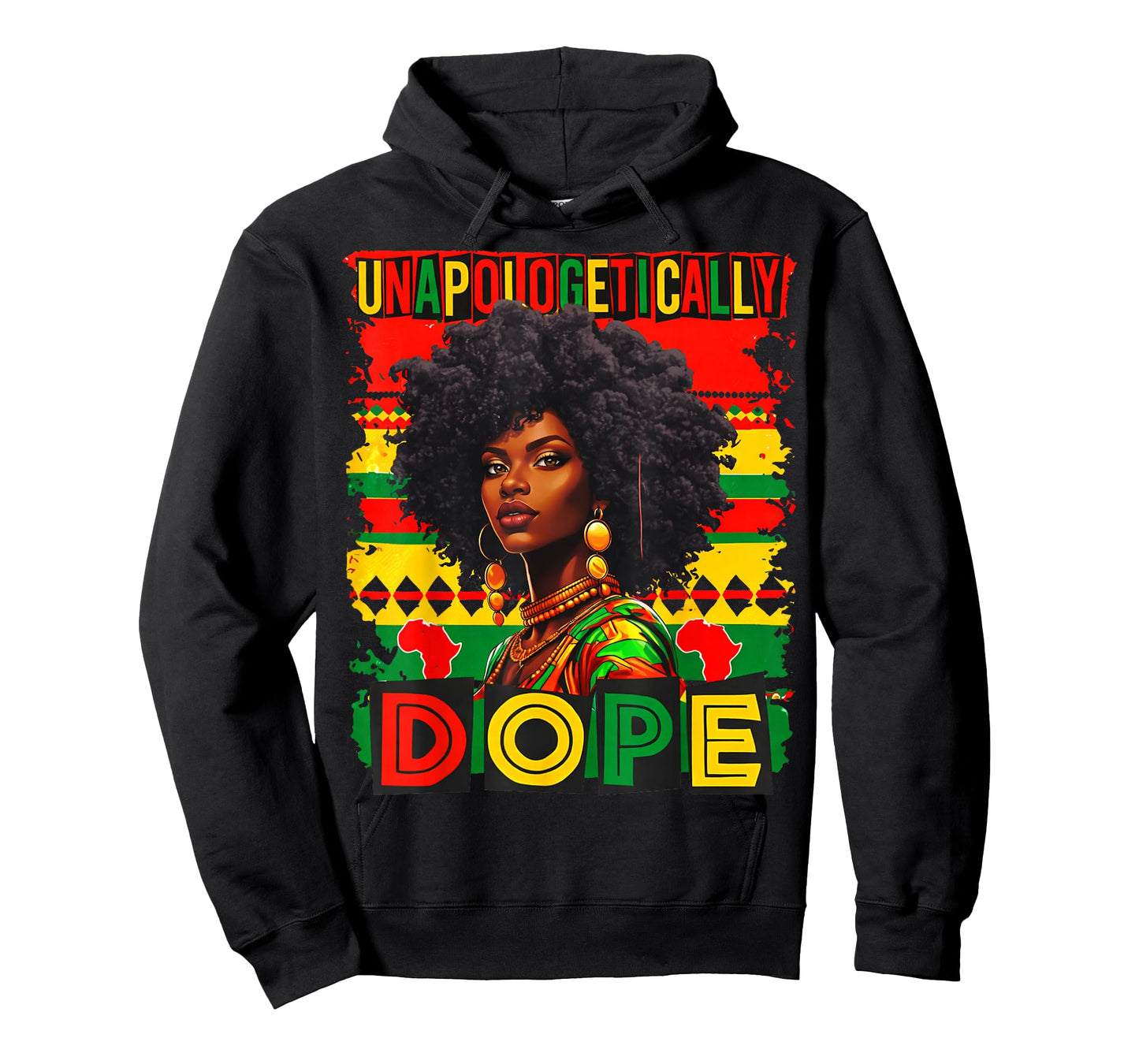 Unapologetically Dope Afro African American Black Women Girl T-Shirt
