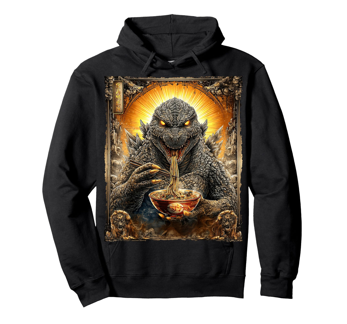 Funny Ramen Monster Noodle Lovers Anime Otaku T-Shirt