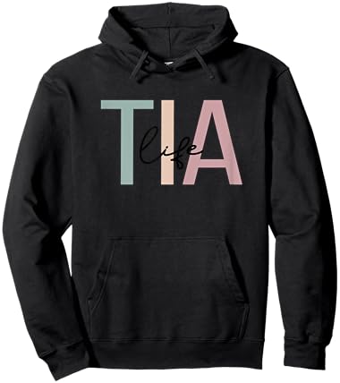 Tia Life Tia Grandma Boho Tia Grandmother Hoodie - Hoodie | Black