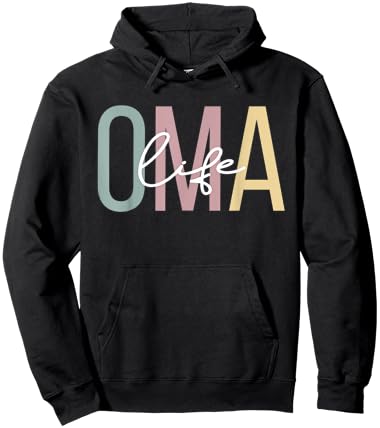 Oma Life Oma Grandma Boho Oma Grandmother Hoodie - Hoodie | Black