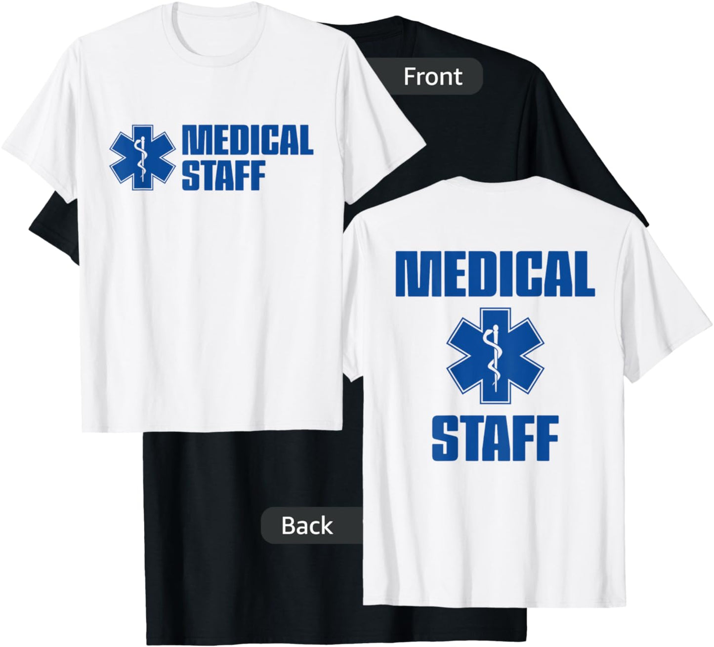 Medical Staff for Events, Concerts, Hospital T-Shirt - T-Shirt | Black