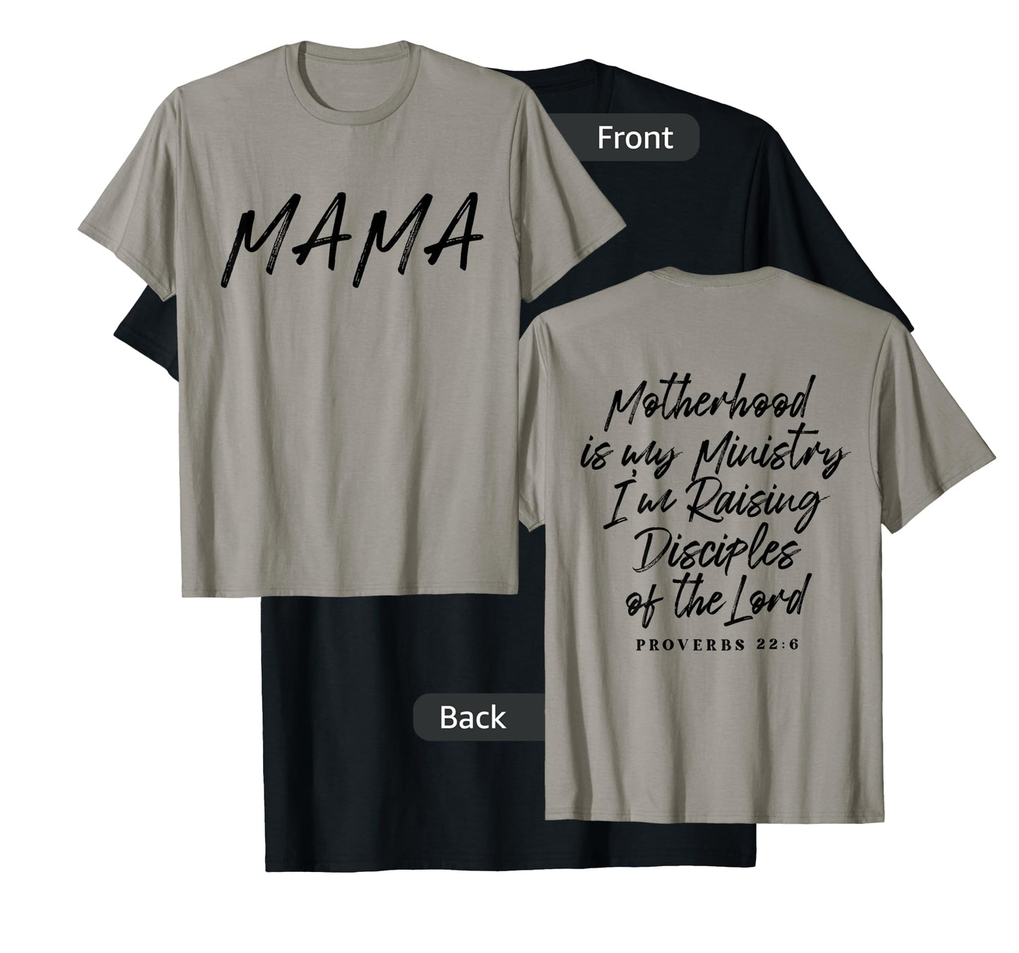 Mama Motherhood Is My Ministry I'm Raising Disciples Of Lord T-Shirt