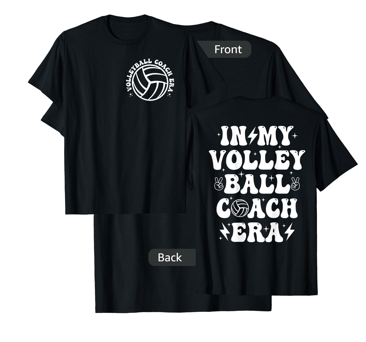 Funny In My Volleyball Coach Era Coach Volleyball Player Dad T-Shirt