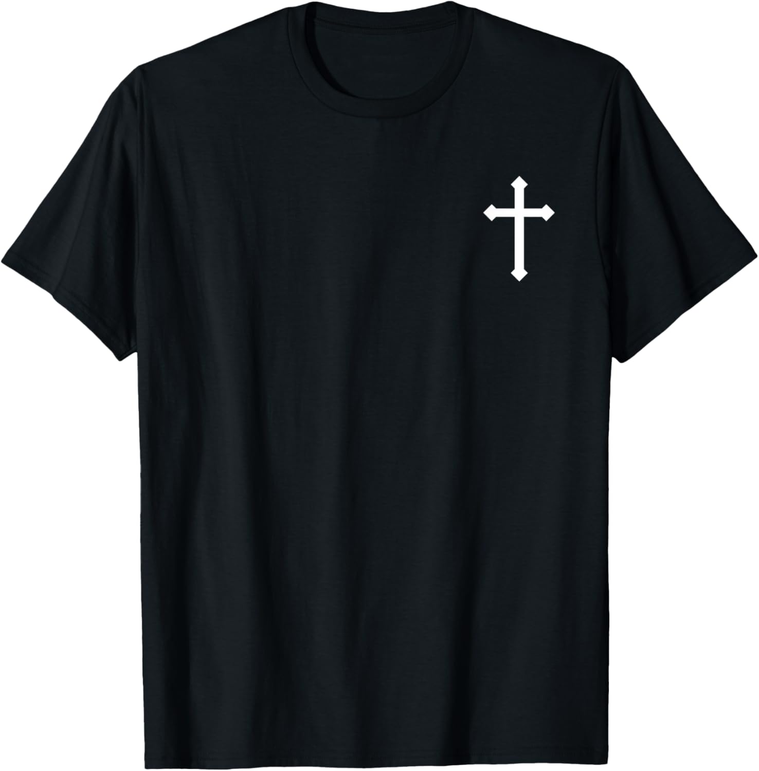 Cross Pocket Graphic Print for Christians T-Shirt - T-Shirt | Black