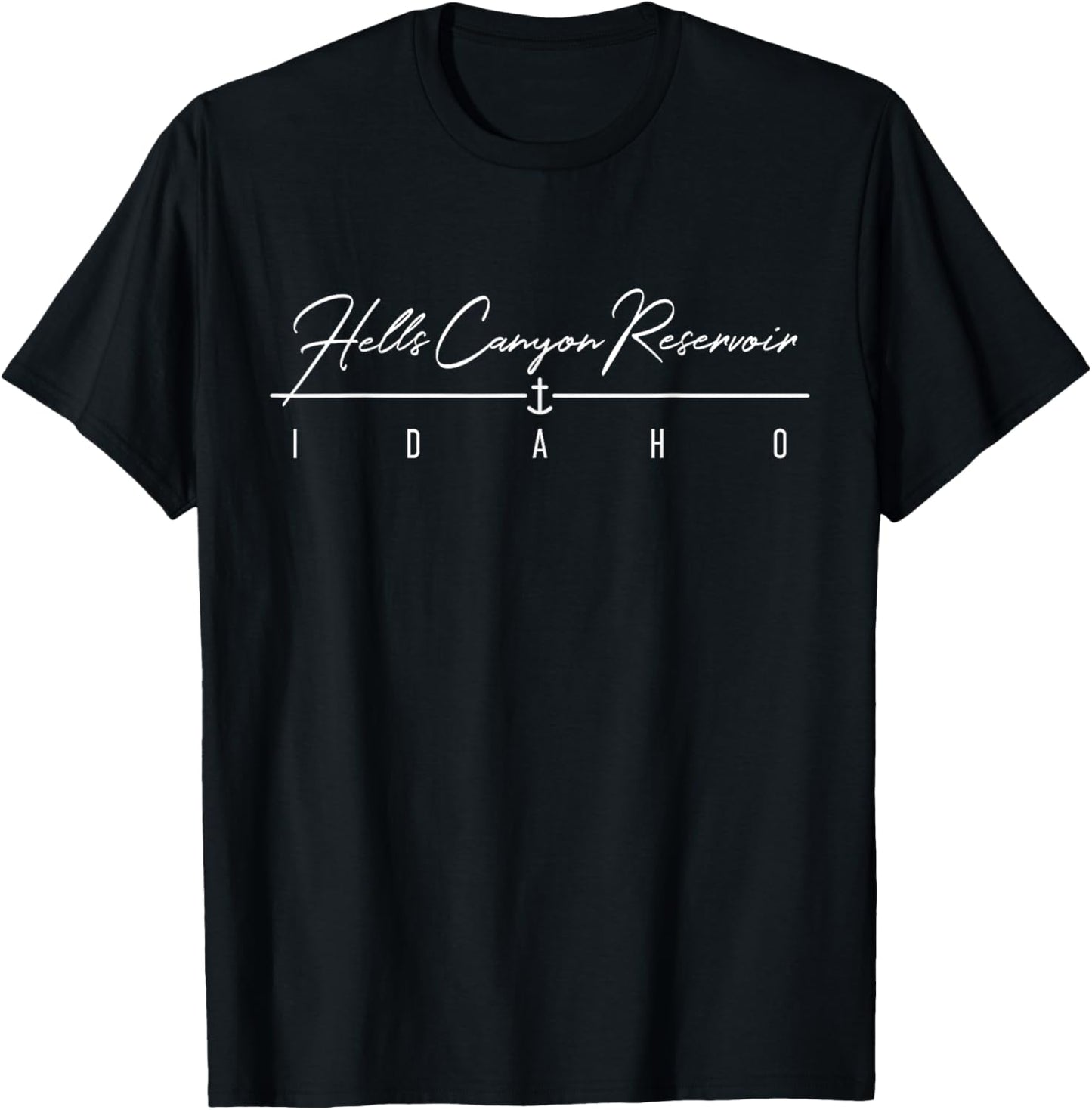 Hells Canyon Reservoir ID T-Shirt - T-Shirt | Black