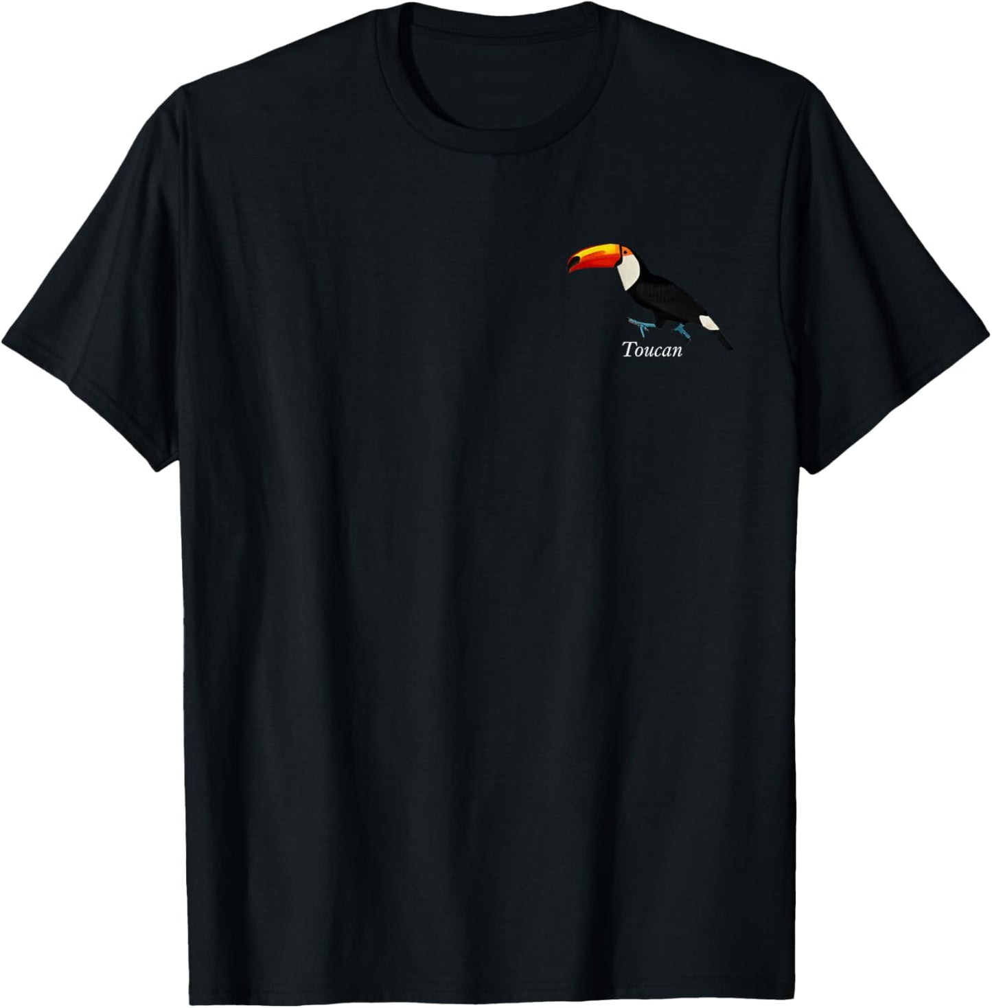 Toucan Bird Birdlover Birdwatcher Animal Birding Biologist T-Shirt - T-Shirt | Black