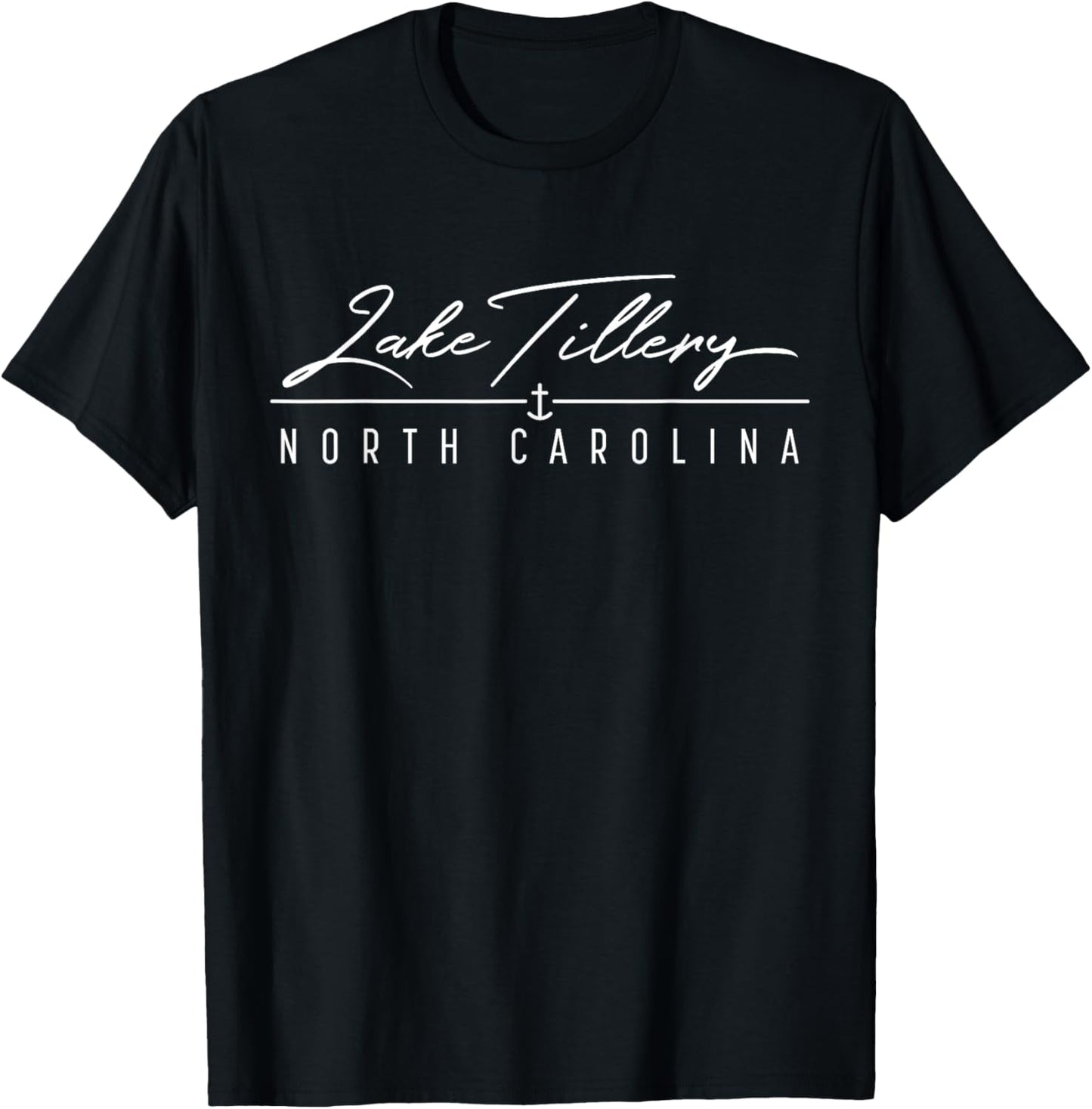 Lake Tillery NC T-Shirt - T-Shirt | Black