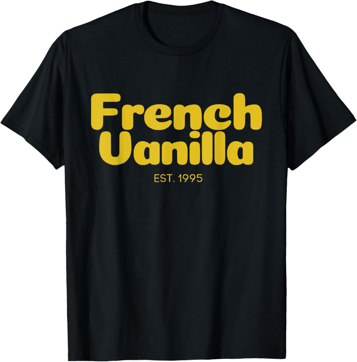 French Vanilla 90's rap T-Shirt - T-Shirt | Black