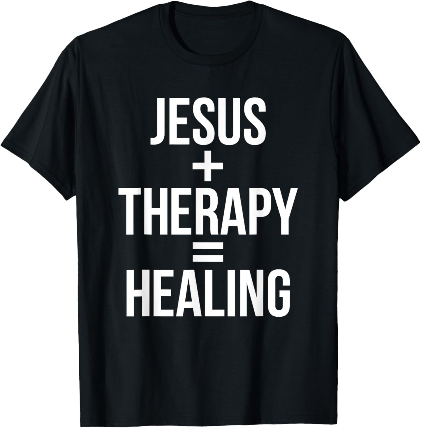 Jesus Therapy Healing T-Shirt - T-Shirt | Black