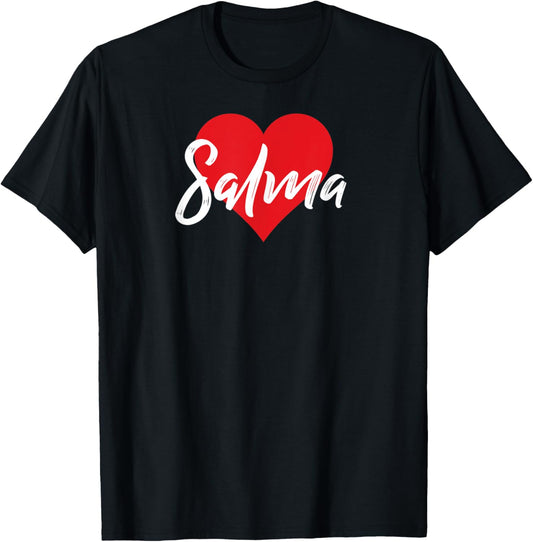 I Love Salma First Name I Heart Named T-Shirt - T-Shirt | Black