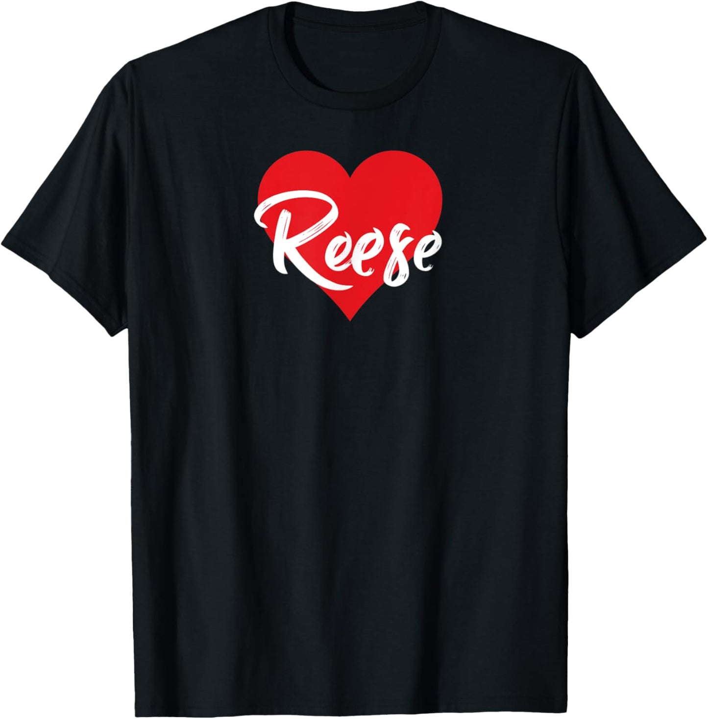 I Love Reese First Name I Heart Named T-Shirt - T-Shirt | Black