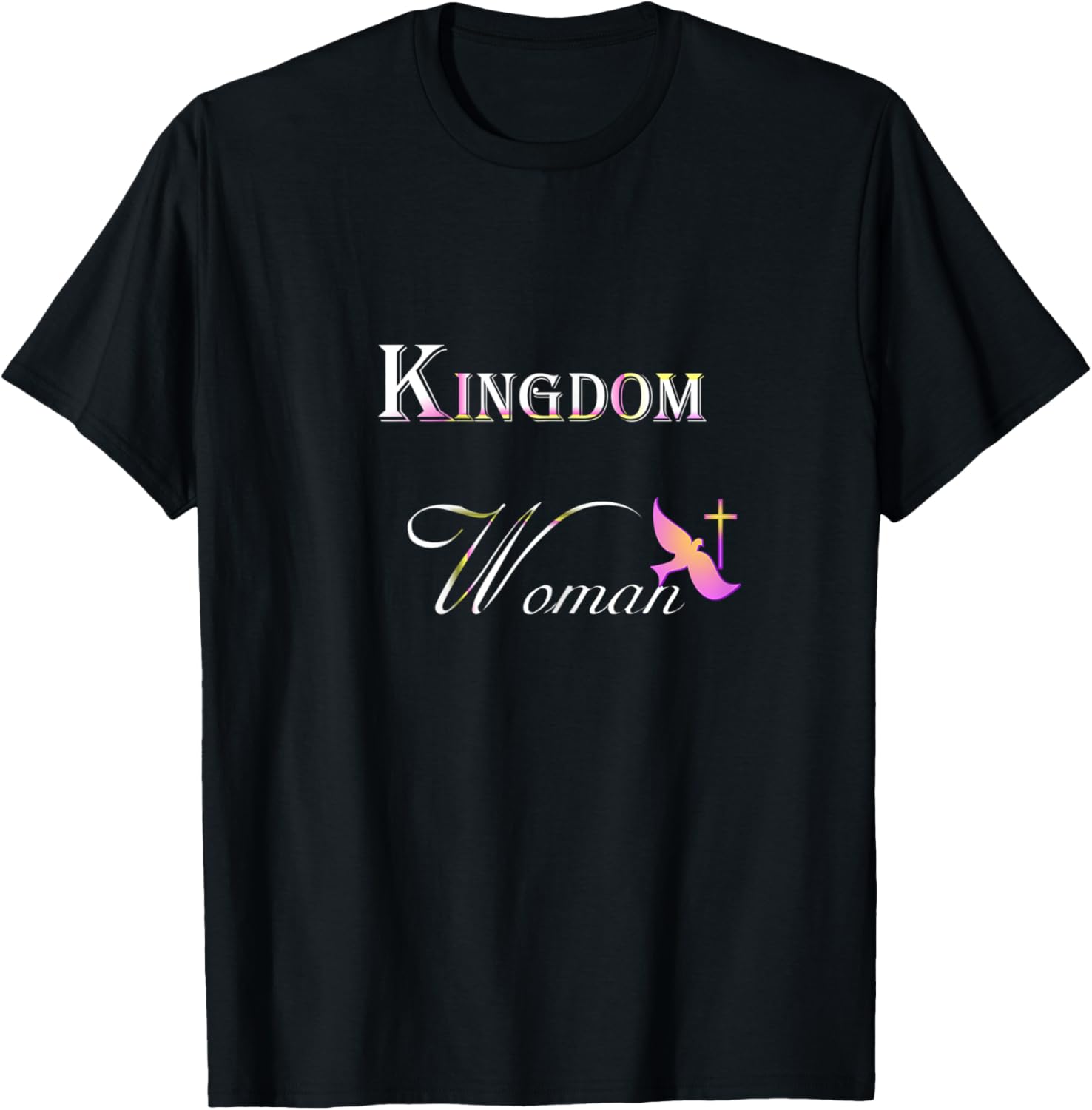 King Woman-Woman In The Kingdom Of God T-Shirt - T-Shirt | Black