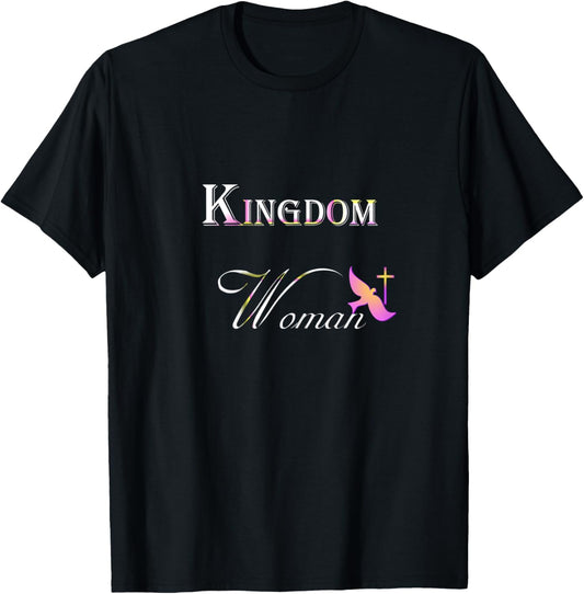 King Woman-Woman In The Kingdom Of God T-Shirt - T-Shirt | Black