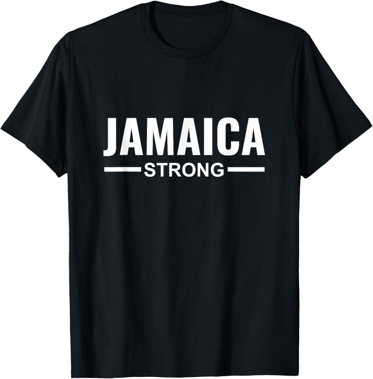 Jamaica Strong Community Strength Prayer Support T-Shirt - T-Shirt | Black