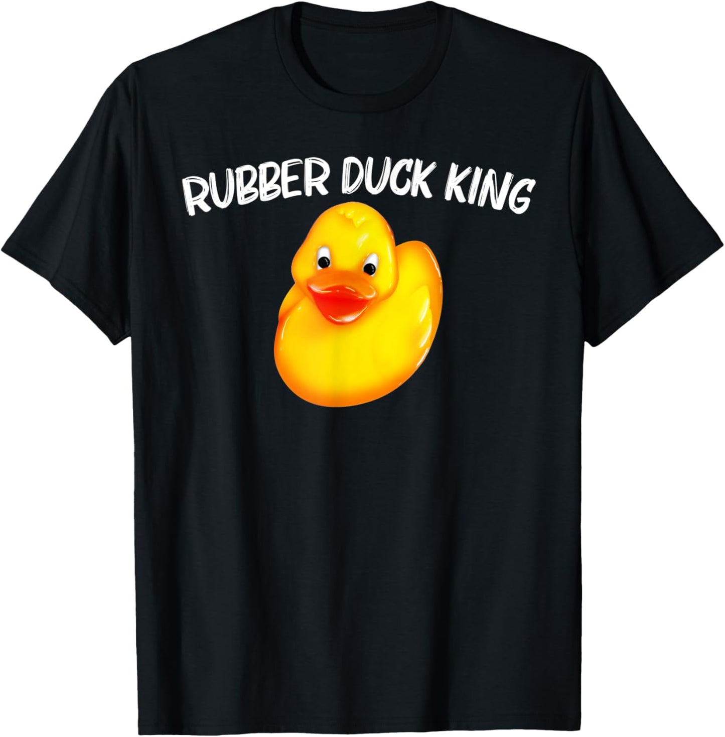 Funny Rubber Duck Art Dad Kids Rubber Ducks Duckie T-Shirt - T-Shirt | Black