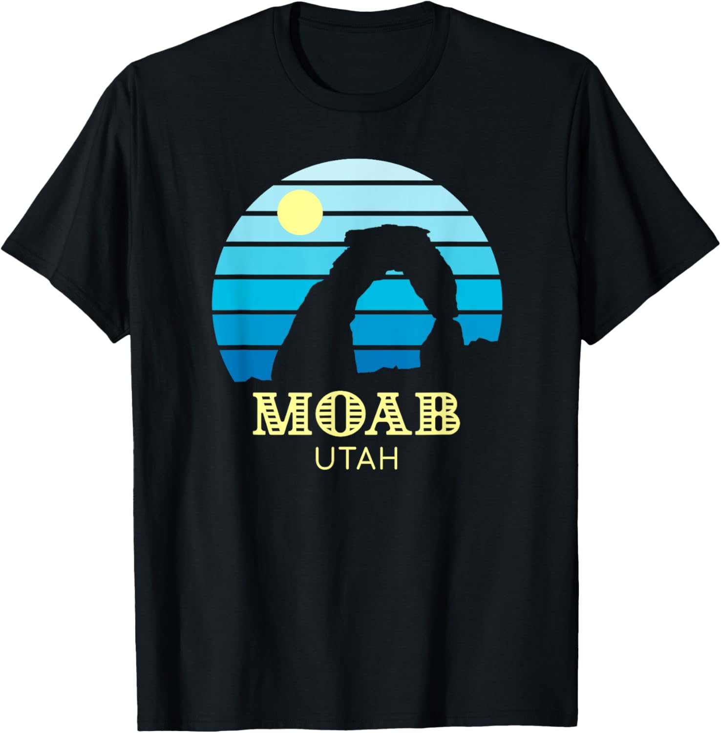 Moab Utah Arches T-Shirt - T-Shirt | Black