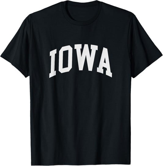 Iowa - Throwback Design - Classic T-Shirt - T-Shirt | Black