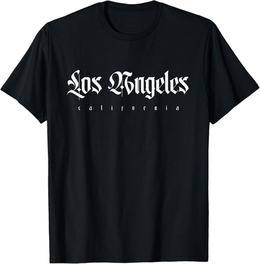 Los Angeles California Novelty T-Shirt - T-Shirt | Black