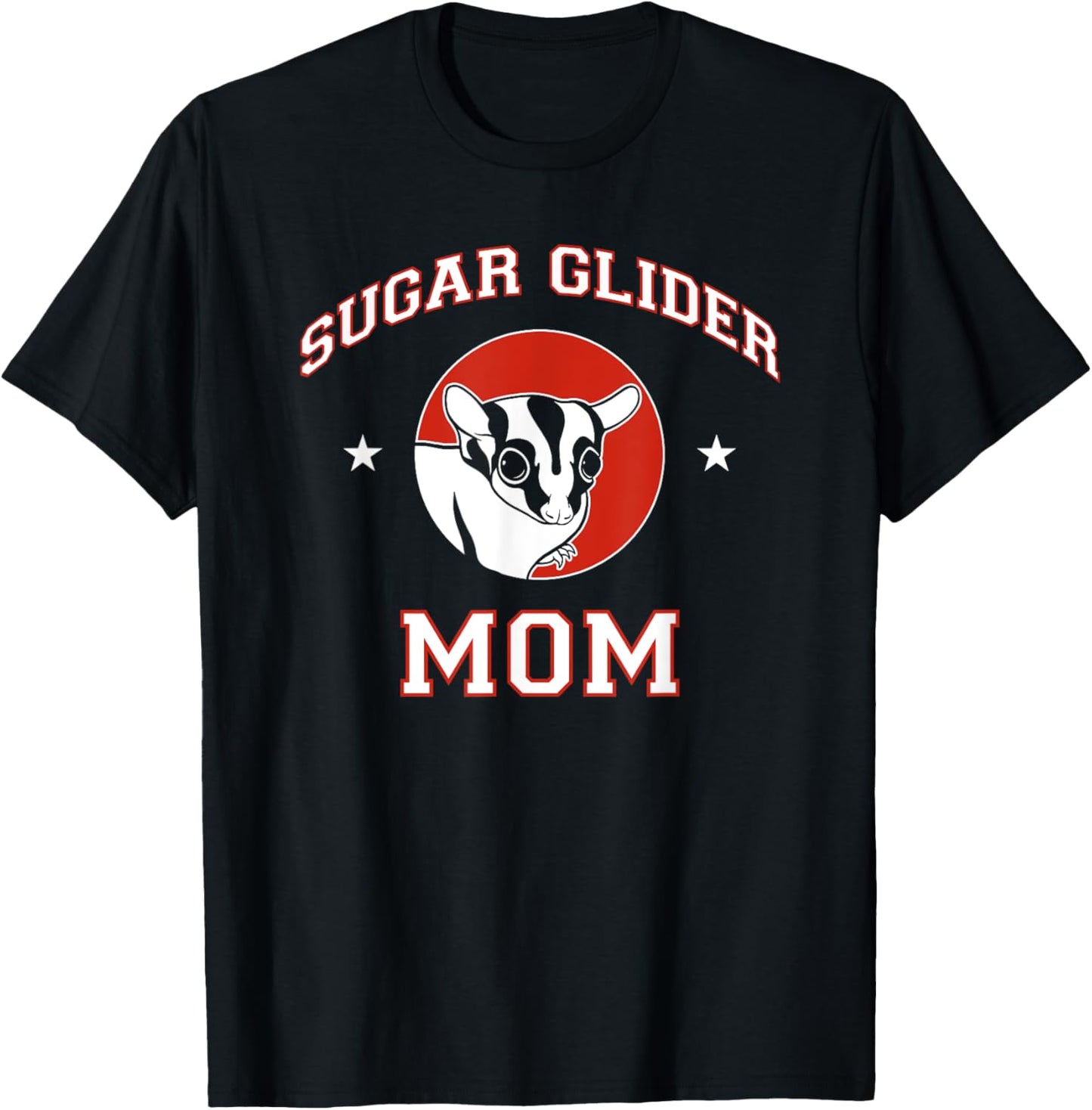 Sugar Glider Mom T-Shirt - T-Shirt | Black