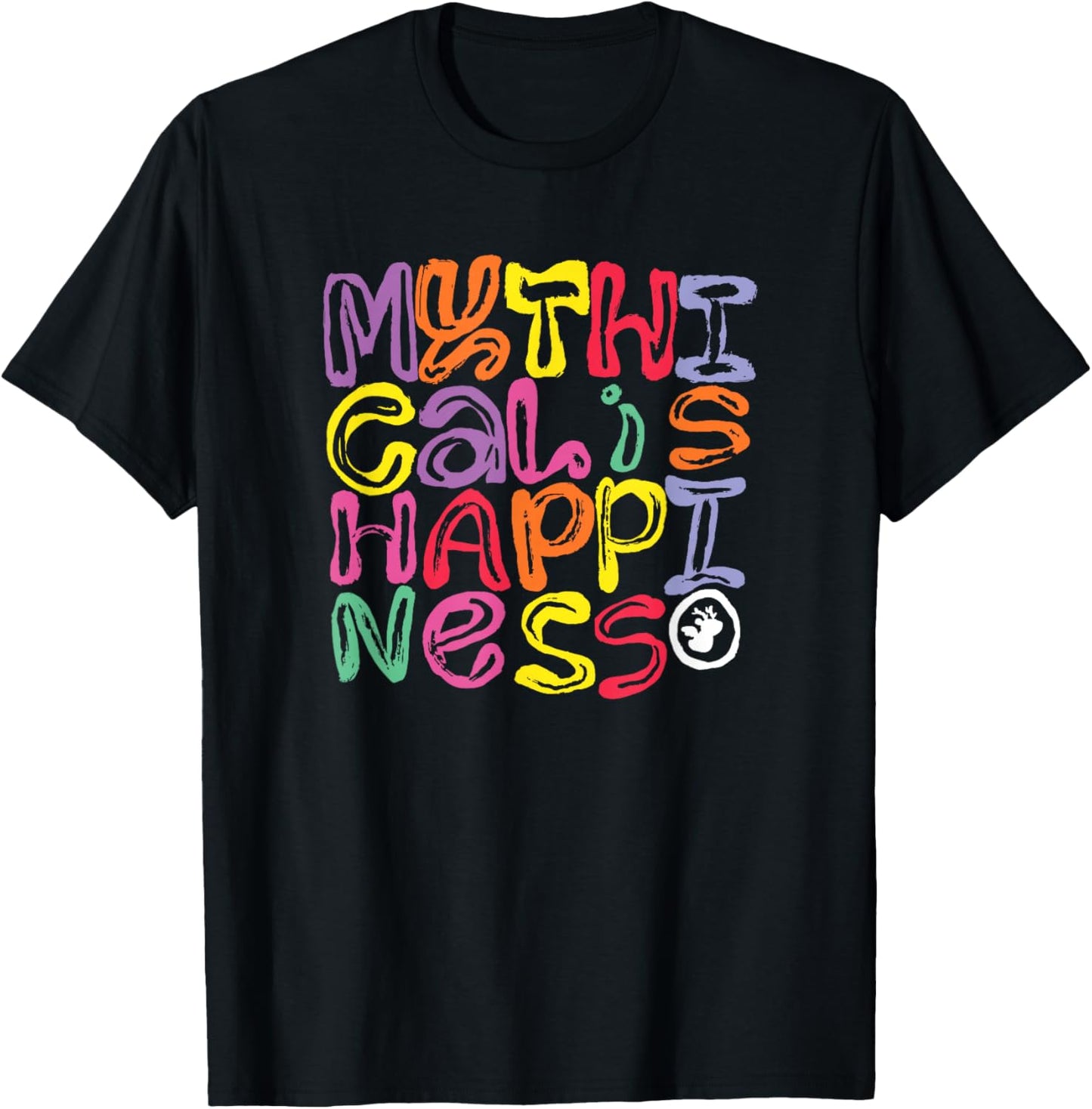 Mythical is Happiness T-Shirt - T-Shirt | Black