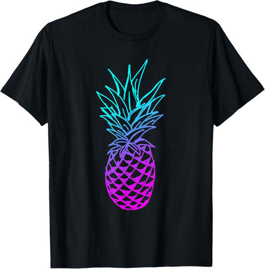 Pineapple Glow T-Shirt - T-Shirt | Black