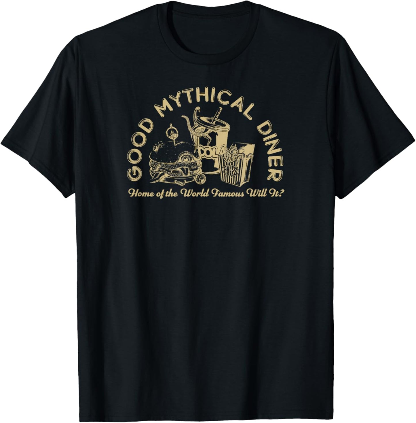Good Mythical Diner T-Shirt - T-Shirt | Black