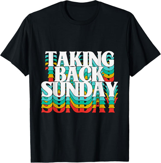 Taking Back Sunday Funny Apparel Vintage T-Shirt - T-Shirt | Black