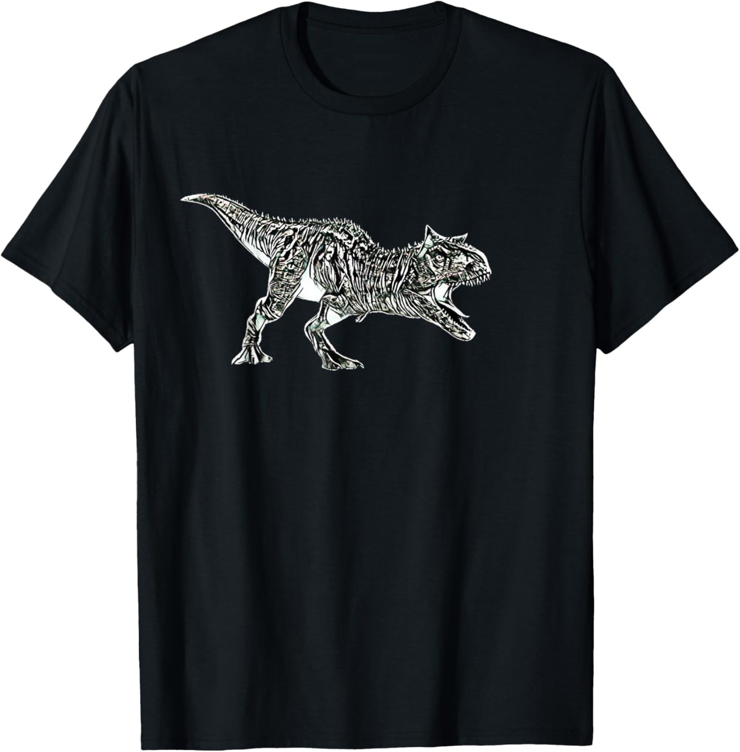Carnotaurus Dinosaur Dino T-Shirt - T-Shirt | Black