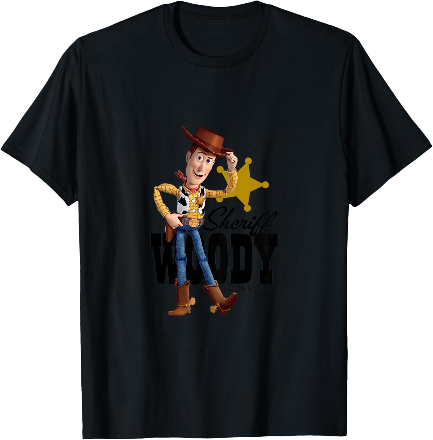 Kids Toy Story - Sheriff Woody T-Shirt - T-Shirt | Black