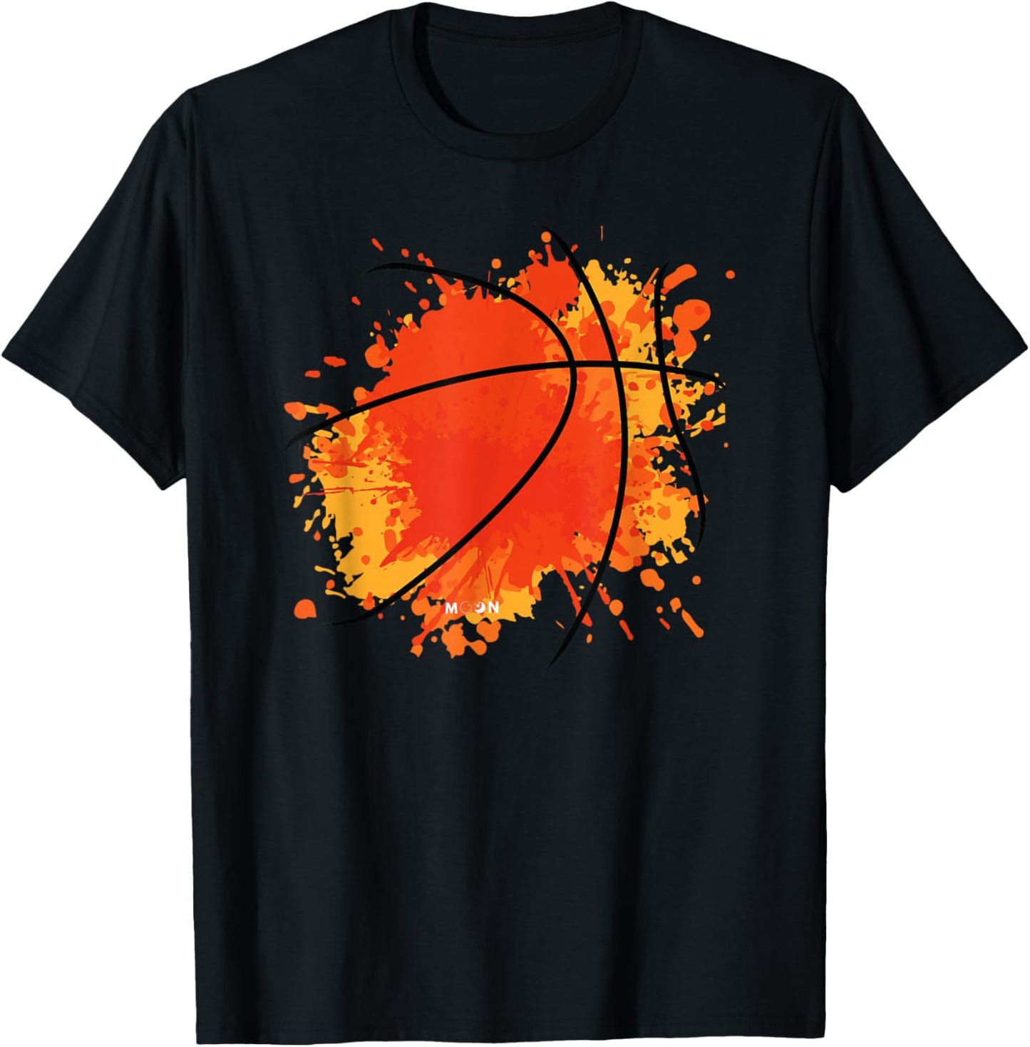Basketball Silhouette Bball Player Coach Sports Baller T-Shirt - T-Shirt | Black