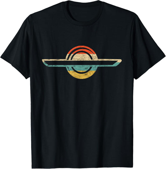 Electric Skateboard Retro Skateboarding Onewheel Float T-Shirt - T-Shirt | Black