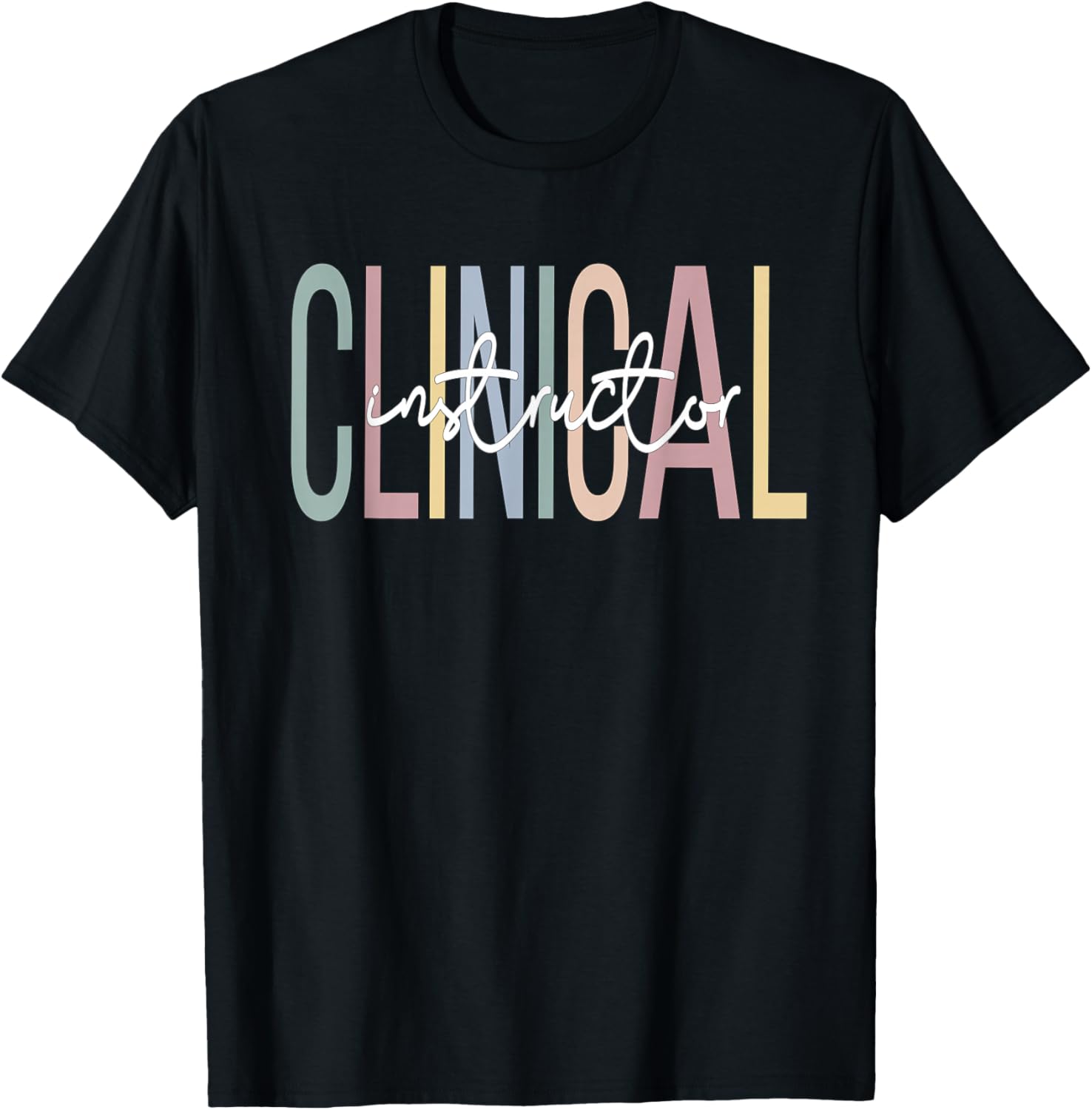 Boho Clinical Instructors T-Shirt - T-Shirt | Black