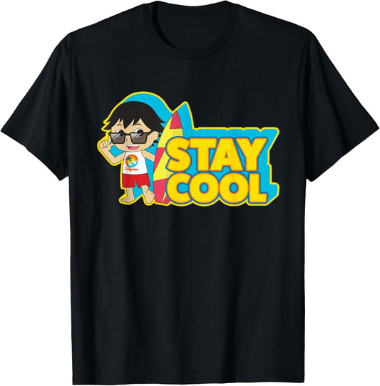 Ryan's World Surfer Ryan T-Shirt - T-Shirt | Black