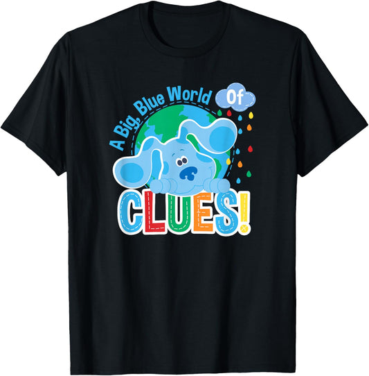 Blue's Clues A Big Blue World of Clues T-Shirt - T-Shirt | Black