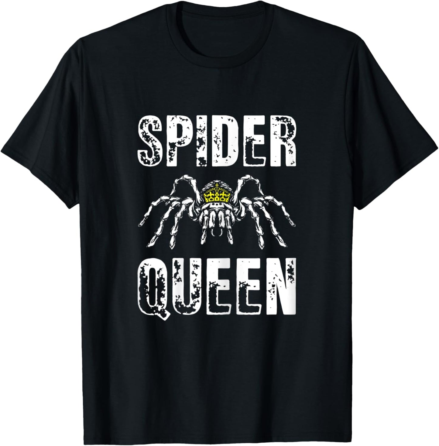 Spider Queen Arachnophile Arachnids Cobweb Insect T-Shirt - T-Shirt | Black