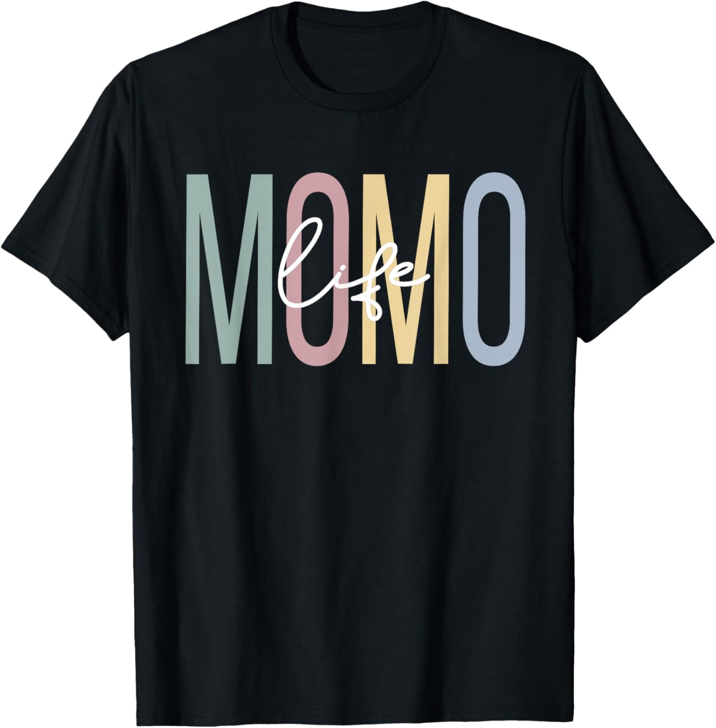 Momo Life Momo Grandma Boho Momo Grandmother T-Shirt - T-Shirt | Black