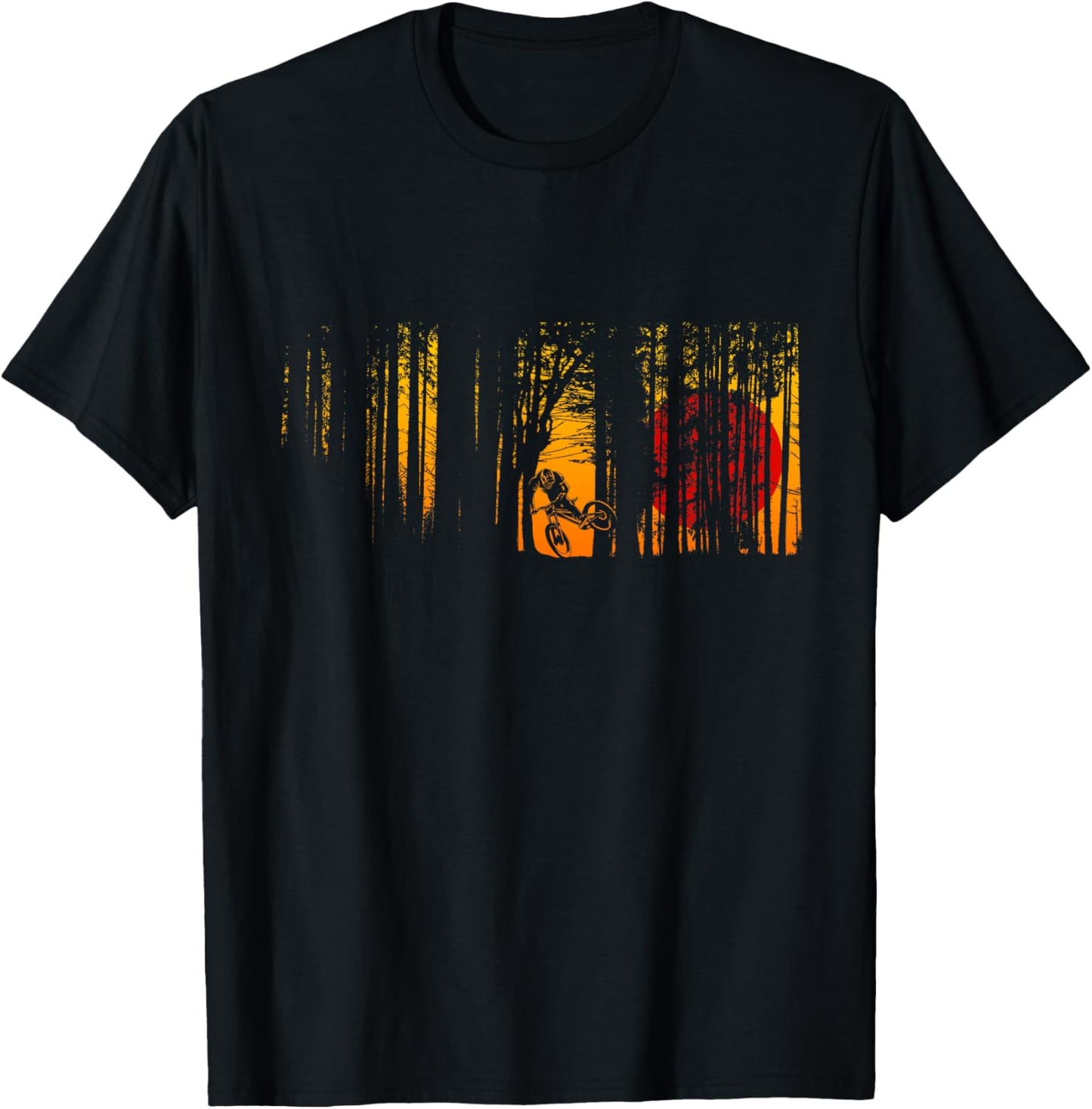MTB Mountain Bike T-Shirt - T-Shirt | Black