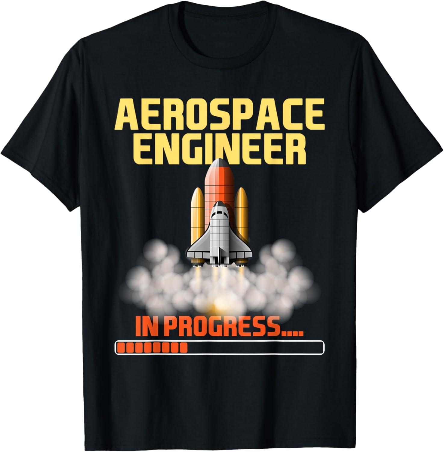 In Progress - Aerospace Engineer Aeronautical Engineering T-Shirt - T-Shirt | Black