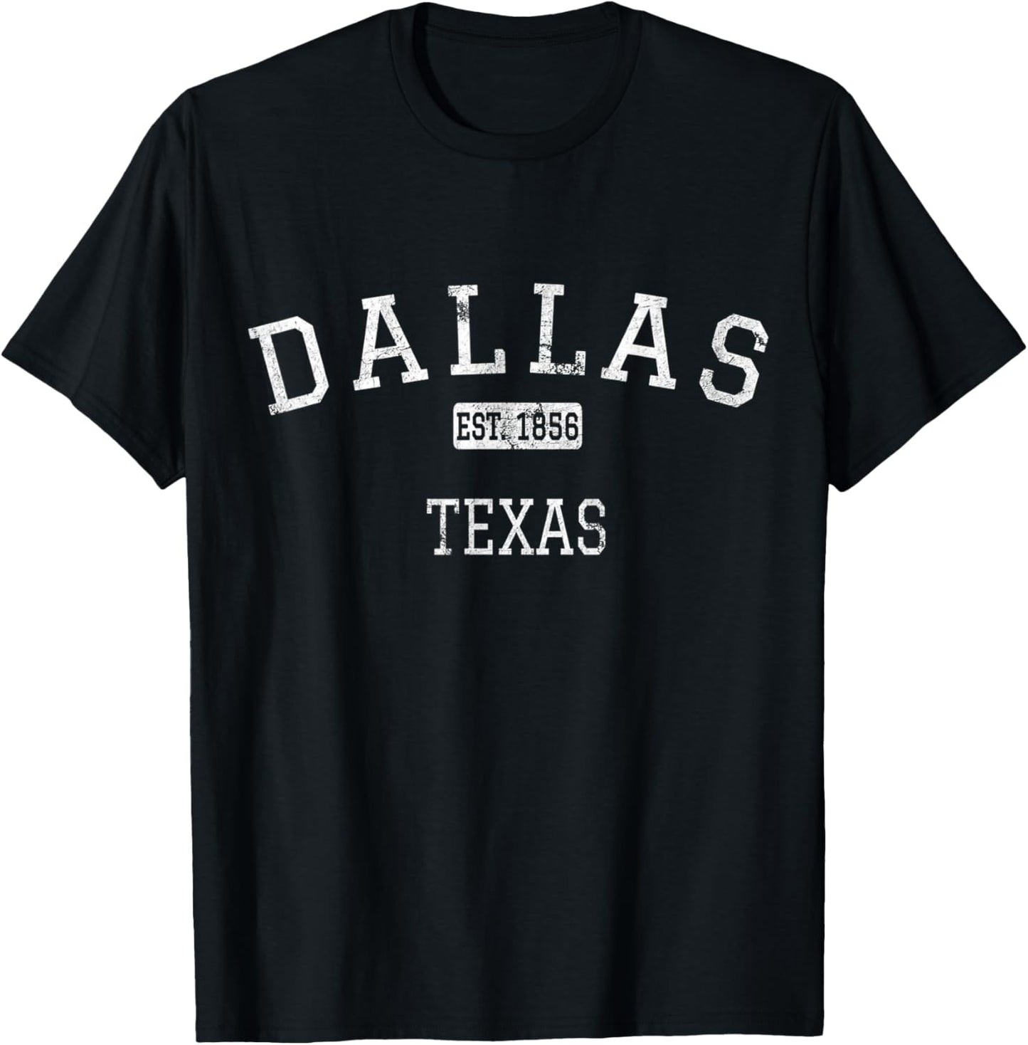 Dallas Texas TX Vintage T-Shirt - T-Shirt | Black