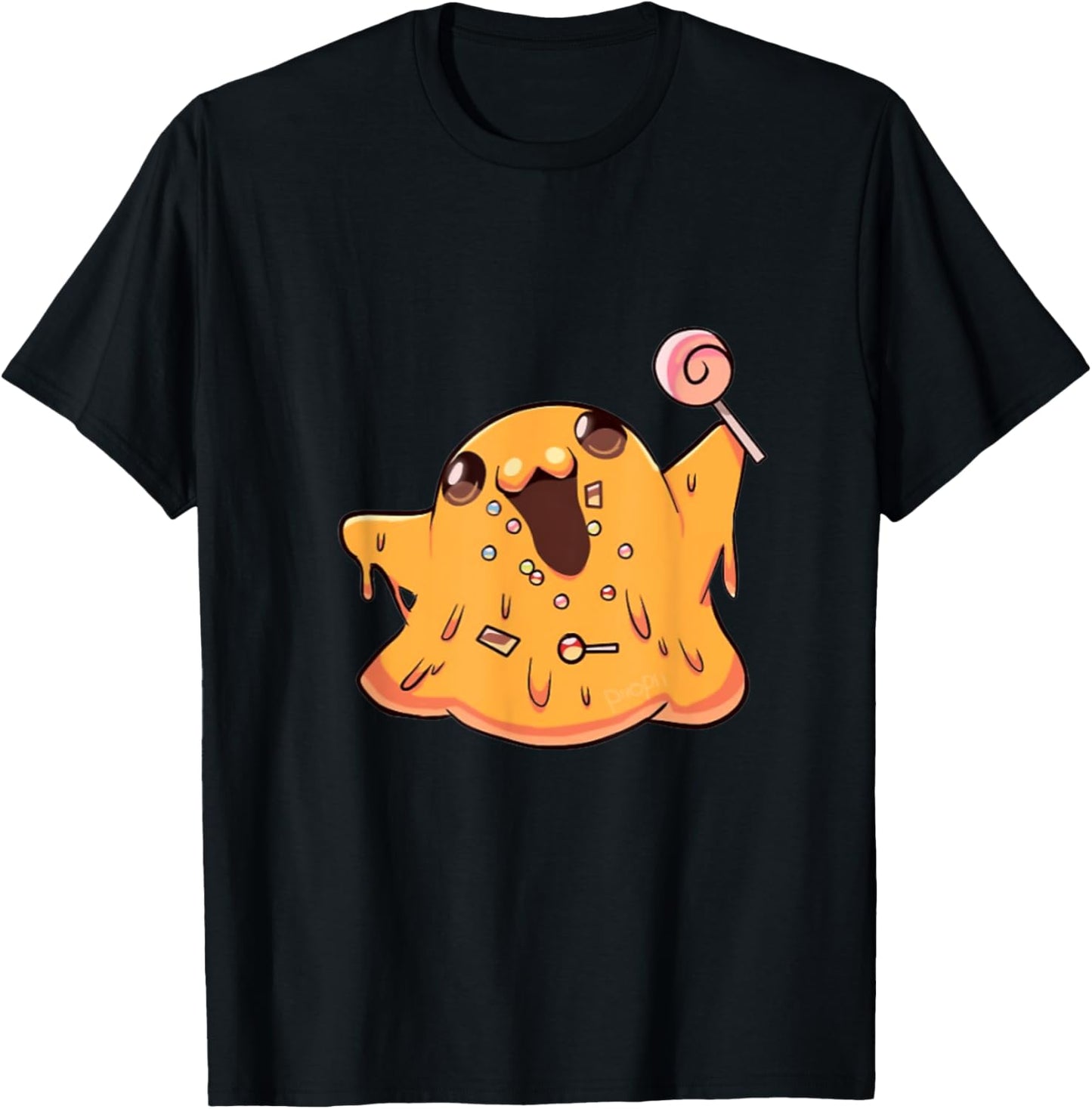 SCP Foundation Cute SCP-999 Tickle Monster T-Shirt - T-Shirt | Black